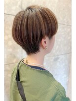 ヴィラ 川西店(Villa)&nbsp;20代30代丸みショートベージュハイライト小顔美肌ストレート