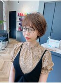 #ショートボブ #ゆるふわ #丸みボブ