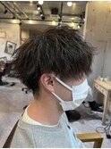 波打ちパーマ