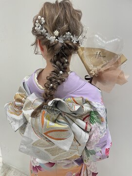 カシェ シモムラ(Cashe'e SHIMOMURA) 編みおろしヘア♪