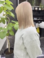 チュダック(ChuDuck)&nbsp;韓国風《ミルクティー》ハイトーン/ケアブリーチ/ダブルカラー