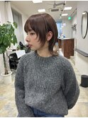 20代 30代 40代 ボブ 髪質改善 無造作 ブルージュ 大人可愛い