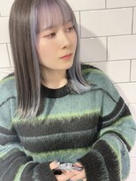 シー(shii..)&nbsp;《shii../大黒》#インナーカラー#ペールブルー