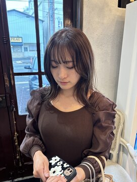 ルブランヘアギャラリー(Le blanc hair gallery) ベージュ×くびれミディ