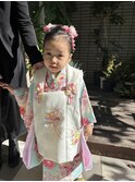 【hair salon W】七五三ヘア&着付け