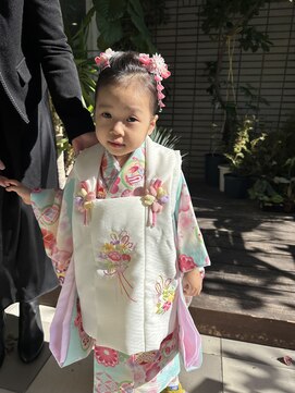 ダブル(W) 【hair salon W】七五三ヘア&着付け