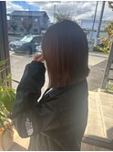 “髪質改善カラー”     “切りっぱなしボブ”