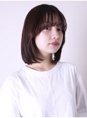 似合わせカット20代30代40代50代ストレートミディアム0504