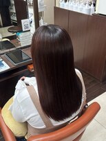 ウィーブ 成田店(Weve)&nbsp;ホワイトグレージュ/デジタルパーマ/チェリーブラウン/成田