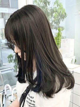 ニトバイアンキシム(nit by ahnkism) 【レイヤーカット】韓国ヘア顔まわりカットロングレイヤー堀江