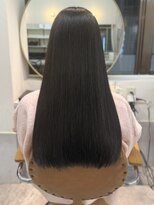 カノエ 福岡香椎店(canoe)&nbsp;髪質改善トリートメント ストレートロング 黒髪 艶髪 10代20代