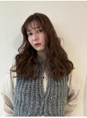ふんわりカールヘルシースタイルルーズヘアショコラアッシュ