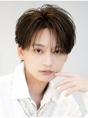 ニュアンス無造作コンマバングセンターパート
