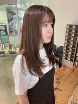 クーヘアー(coohair)&nbsp;顔周りレイヤー×透明感グレージュカラー