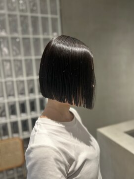 テクネ 天神大名(techne) 天神大名今泉タッセルボブ小顔くびれボブ前髪カット韓国レイヤー