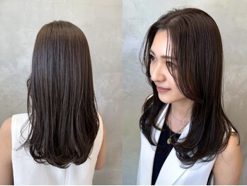 アブルトゥーヘアー(able to hair)の写真/口コミ◎大満足間違い無しの"巻けるやわらか縮毛"♪毛先まで潤い、ふわりとなびく自然なサラツヤ質感に◎