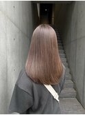 ブリーチで作る透明感たっぷりアッシュグレージュカラー