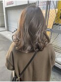 暗めカラー オリーブグレー 小顔 黒髪  【神戸 三宮 元町】