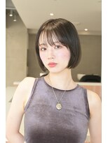 タス(tas)&nbsp;ナチュラル可愛い暗髪ボブ