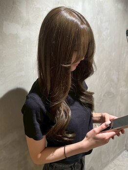 ソル プラス 十日市(Sol plus)の写真/*ブリーチなしで透明感*ナチュラル派も理想の髪色♪髪質改善カラーでハイトーンもダメージを最小限に◎