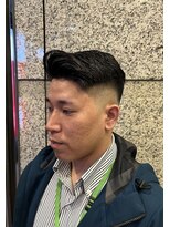 ヘアモード キクチ 銀座店&nbsp;銀座　理容室　スキンフェード　サイドパート