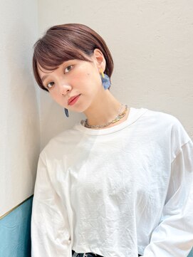 ロンド レグリーズ 立川(Lond leglise) ショート/オリーブグレー/グランマッシュ/小顔/前髪/顔周り/立川