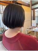丸みショートボブ