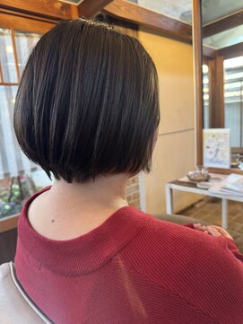 丸みショートボブ