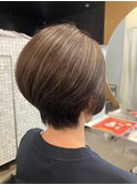 上品にまとまる大人ショート　武蔵小杉