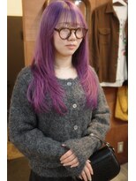 チャプター 問屋町(chapter)&nbsp;髪質改善顔まわりレイヤーカットワインレッドダブルカラー韓国