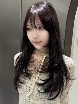 サンド ミュウ 横浜店(sand mieu) レイヤーカット/ハッシュカット/髪質改善/グレージュ/横浜