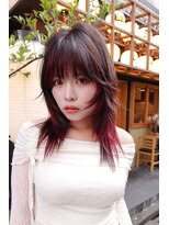 ネルケ 立川(nelke) ハッシュカット/ボブ/立川/レイヤーカット/デザインカラー