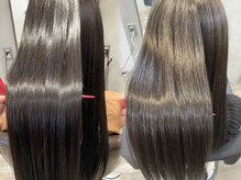 [カット＋縮毛矯正＋ASIAトリートメント＋クイックspa ￥13500]縮毛矯正&トリートメントで極上のツヤ髪へ!