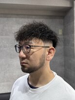 バーバーハウス ラヴィ 阿佐ヶ谷店(Barber House Lavie)&nbsp;スペインカール×フェード