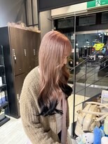 リジョイスヘア エン(REJOICE hair EN)&nbsp;ピンクベージュ×ブラック