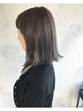 ヘアスタジオニコ(hair studio nico...) グラデーションカラープラチナアッシュ