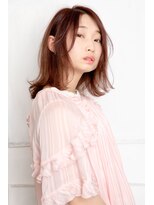 モカ ヘアーデザイン(moca HAIR DESIGN)&nbsp;【moco HAIR DESIGN】ブラウン系の外ハネボブ