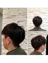 ヘアアンドスパ スロー(hair&spa slow)&nbsp;メンズ　グレーカラー＆カット
