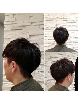 ヘアアンドスパ スロー(hair&spa slow) メンズ グレーカラー&カット