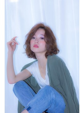 トーン 堺北野田店(tone.) 大人可愛い&甘い外ハネ×伸ばしかけボブ