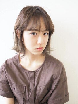 コワファースト  させぼ五番街店(COIFF1RST) 切りっぱなしボブ×プラチナベージュ