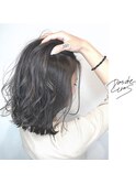 新潟×スモーキーグレージュ×外ハネ×外人風カラー