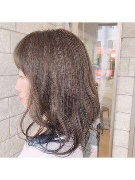 キュキュ(CuCu) インナーカラーブルー