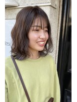 ミジョレ(MIJYORE)&nbsp;シースルーバング×スモーキーアッシュ