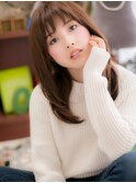 透け感シアーカラー前下がり大人カジュアルc4大宮20代30代40代