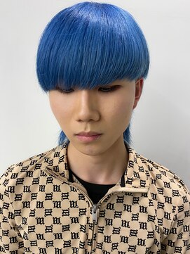 レコ 渋谷(LECO) 澄み渡った空色マッシュウルフ