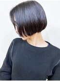 【松戸　ムラマツ】ツヤボブ　大人ショート　黒髪　艶