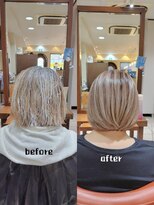 ネオリーブチノ 登戸店(Neolive cino)&nbsp;【白髪ぼかし】シークレットハイライト