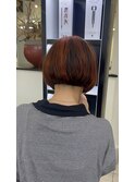 ボブ/アンブレラカラー/デザインハイライト/大人ハイライト