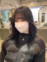 ジーニー 千葉(GENiE) くびれ韓国レイヤー/ワンホンヘア/ダークグレージュ【佐藤詩門】